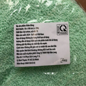 Khăn tắm Clear (50x100cm)