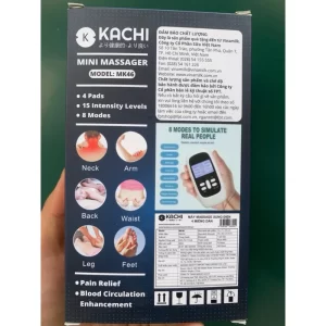 Máy massage xung điện 4 miếng dán KACHI MK46 – Quà tặng Vinamilk