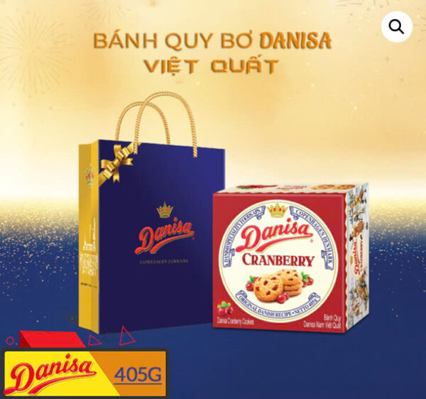 Bánh Quy Bơ Danisa Việt Quất (Hộp 405g)