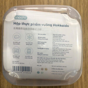 Hộp thực phẩm vuông Inochi Hokkaido 1000ml