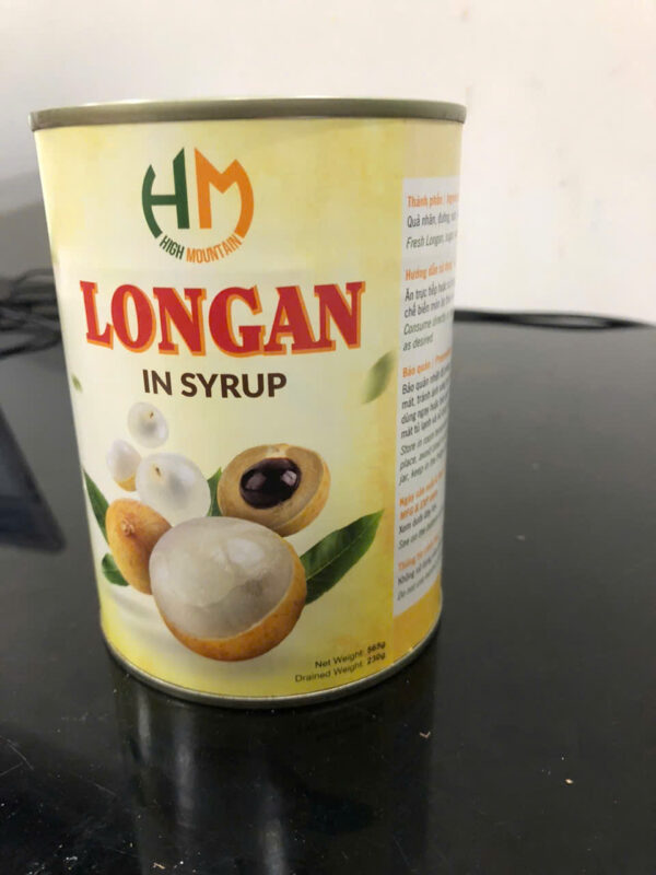 Nhãn lồng đóng lon High Mountain (565g)