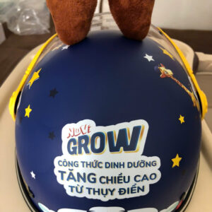 🍀MŨ BẢO HIỂM TAI BÔNG CÓ KÍNH CHO BÉ – HKM NUVI GROW