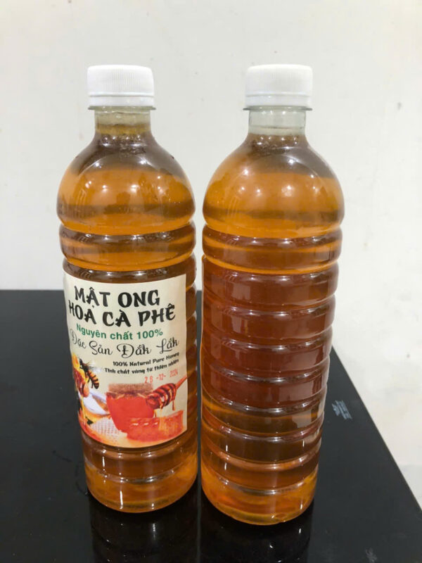 Mật Ong Hoa Cà Phê Daklak nguyên chất 100% (chai 1lít)