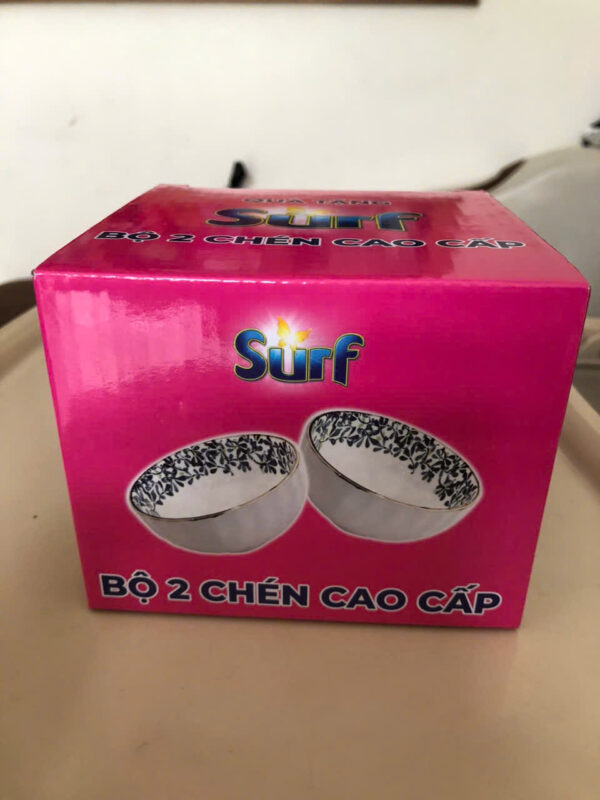 Bộ 2 chén cao cấp (Quà tặng từ Surf)