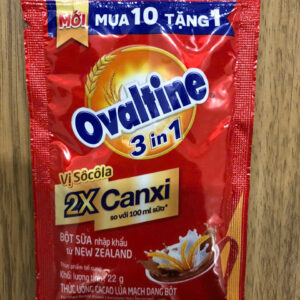 Bột Cacao Sữa Lúa Mạch Ovaltine (1 dây gồm 11 gói 22g)