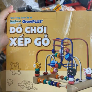 ĐỒ CHƠI XẾP GỖ CHO BÉ QUÀ TẶNG SỮA NUTIFOOD