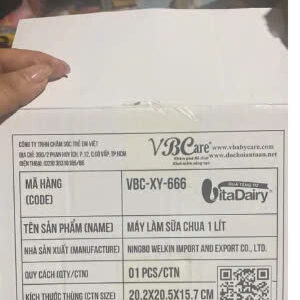 Máy Làm Sữa Chua 1 Lít (hkm VitaDairy)